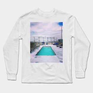 Snowy Day in Downtown Houston Long Sleeve T-Shirt